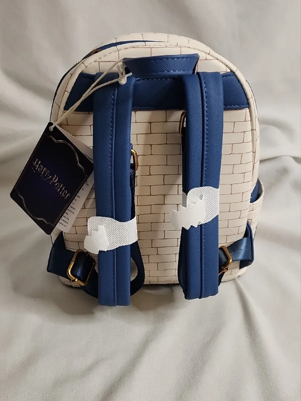 Loungefly Harry Potter Hedwig Stained Glass Mini Backpack with Wallet Set